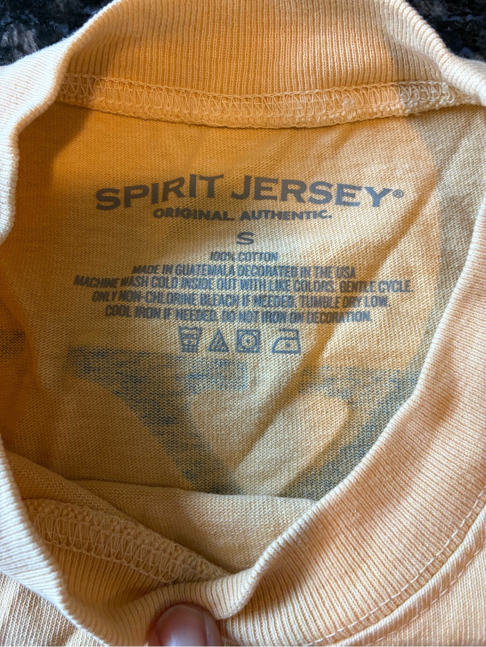 Foxy’s Jost Van Dyke Spirit Jersey Yellow BVI Puff Print S - Picture 4 of 4